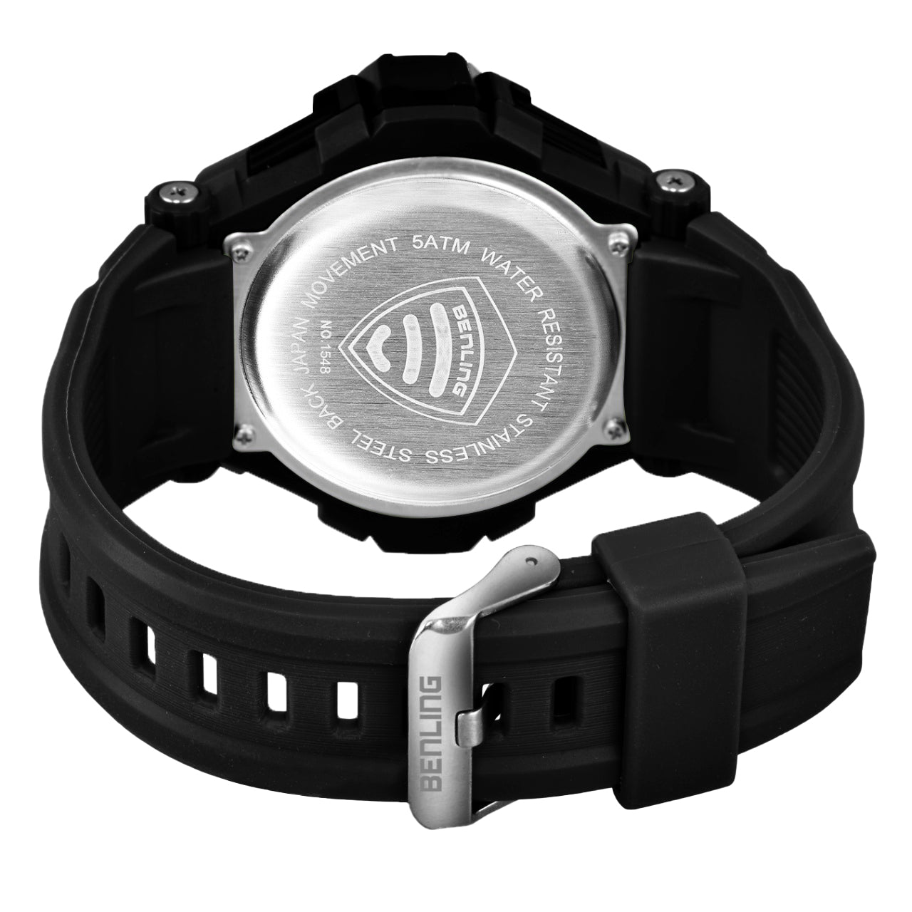 Iconic Digital Watch with Silicon Strap | Calendar | Alarm | Sports – Formal Casual Wear | 6056