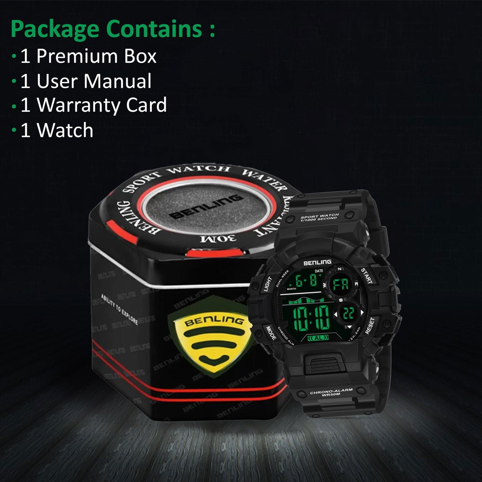 Mens alarm watches outlet