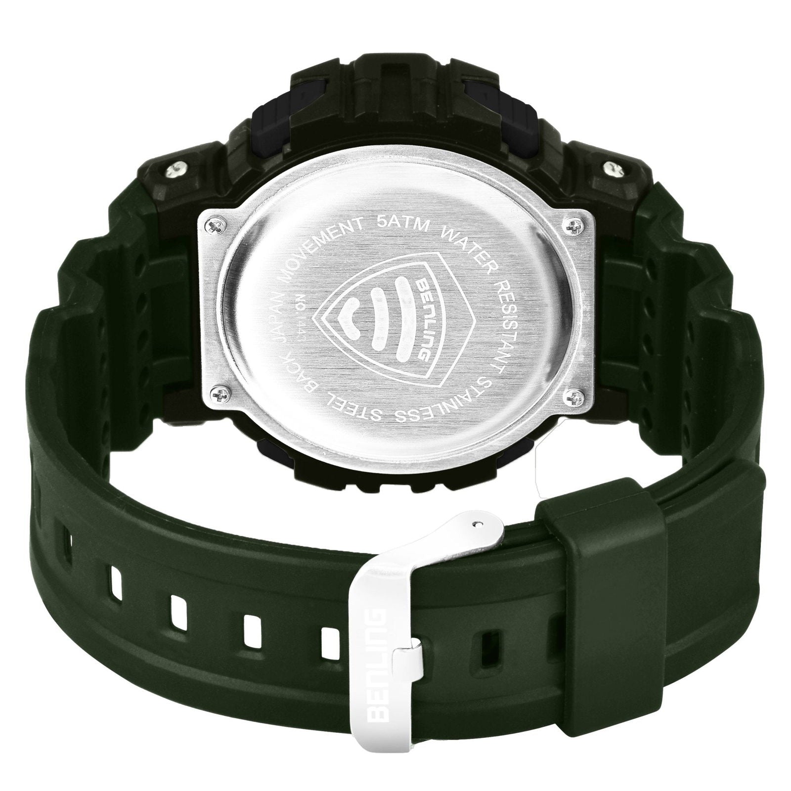 Military Watches for Men with Stopwatch | Calendar | Alarm | Sports Formal Casual Wear | 6053