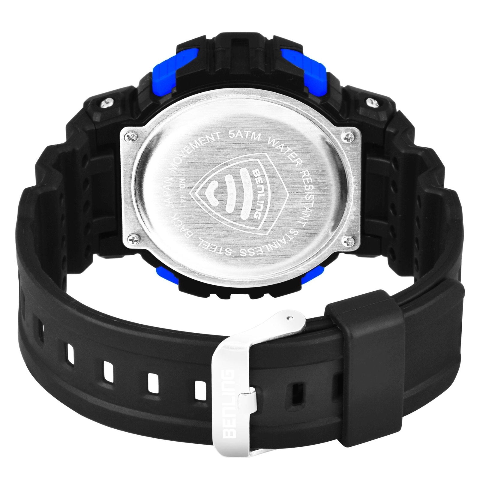 Military Watches for Men with Stopwatch | Calendar | Alarm | Sports Formal Casual Wear | 6053