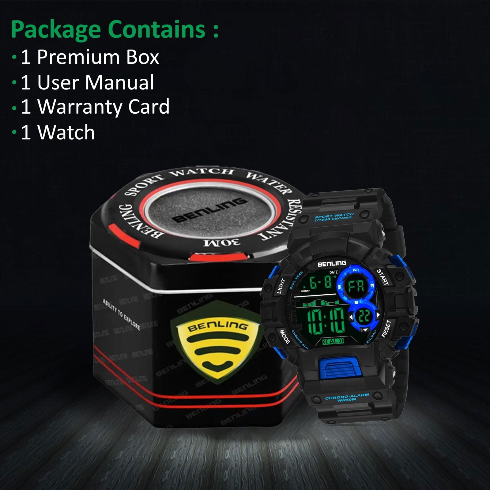 Military Watches for Men with Stopwatch | Calendar | Alarm | Sports Formal Casual Wear | 6053