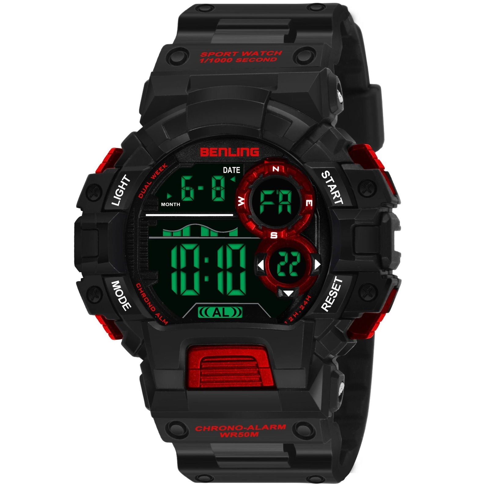 Military Watches for Men with Stopwatch | Calendar | Alarm | Sports Formal Casual Wear | 6053