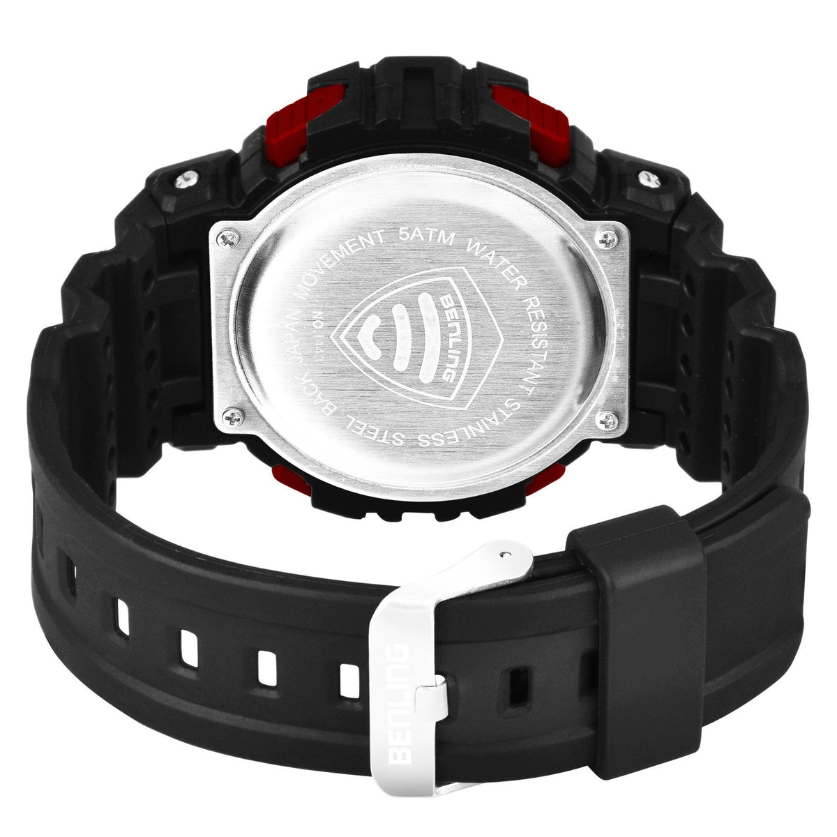 Military Watches for Men with Stopwatch | Calendar | Alarm | Sports Formal Casual Wear | 6053 - Benling