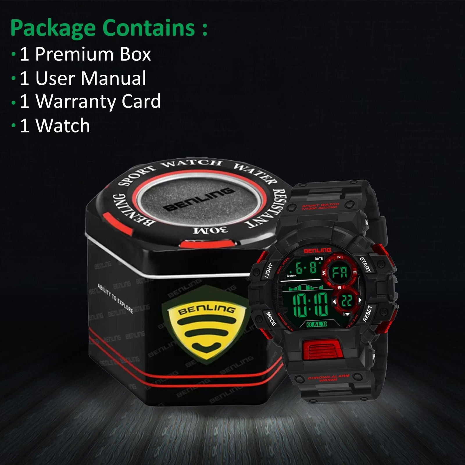 Military Watches for Men with Stopwatch | Calendar | Alarm | Sports Formal Casual Wear | 6053