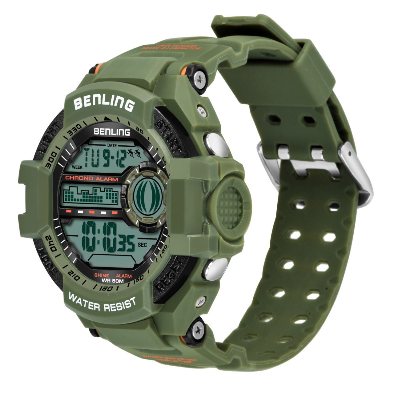 Multifunctional Digital Watch Shockproof with Stopwatch | Calendar | Alarm | Sports – Formal Casual Wear | 6055