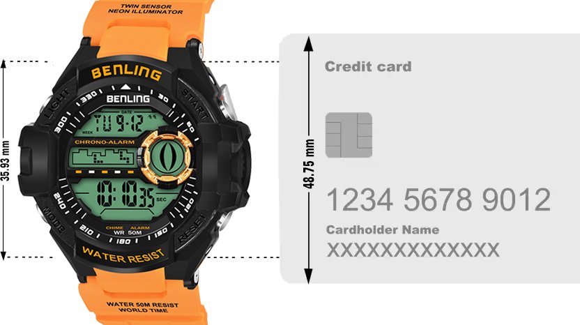 Multifunctional Digital Watch Shockproof with Stopwatch | Calendar | Alarm | Sports – Formal Casual Wear | 6055