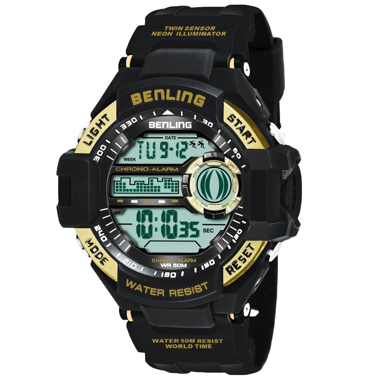 Multifunctional Digital Watch Shockproof with Stopwatch | Calendar | Alarm | Sports – Formal Casual Wear | 6055
