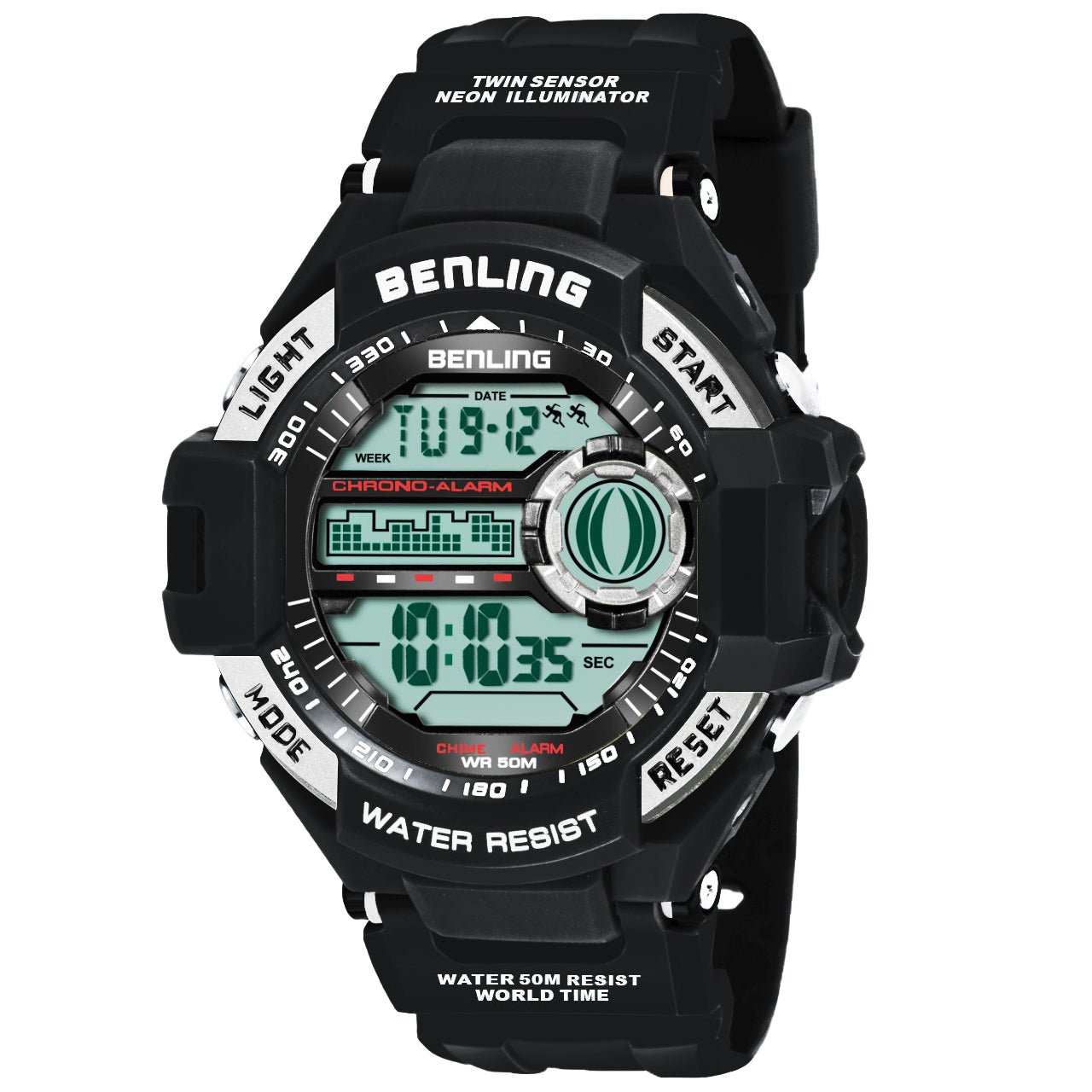 Multifunctional Digital Watch Shockproof with Stopwatch | Calendar | Alarm | Sports – Formal Casual Wear | 6055