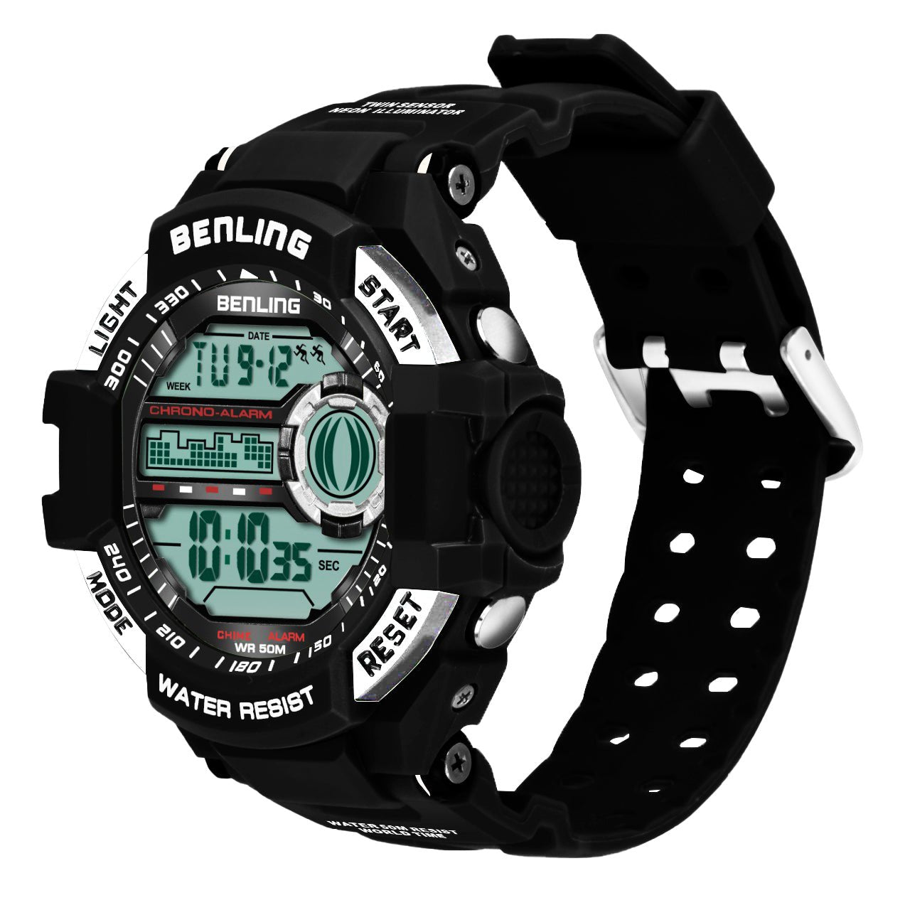 Multifunctional Digital Watch Shockproof with Stopwatch | Calendar | Alarm | Sports – Formal Casual Wear | 6055