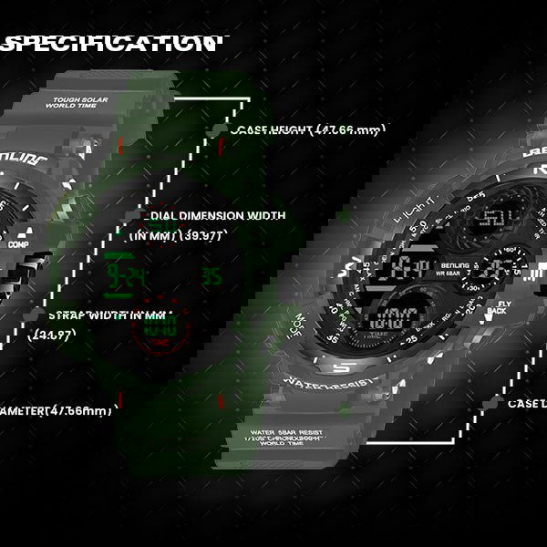 Multifunctional Digital Watch with Stopwatch | Calendar | Alarm | Sports | Backlight | 6062