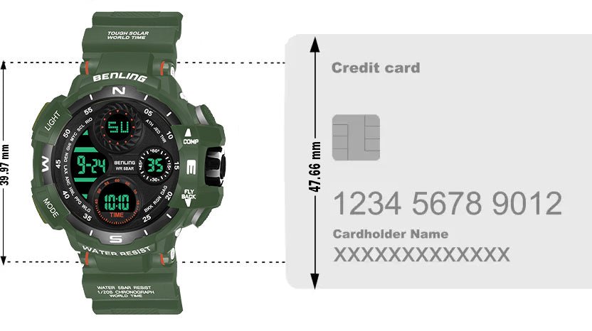 Multifunctional Digital Watch with Stopwatch | Calendar | Alarm | Sports | Backlight | 6062