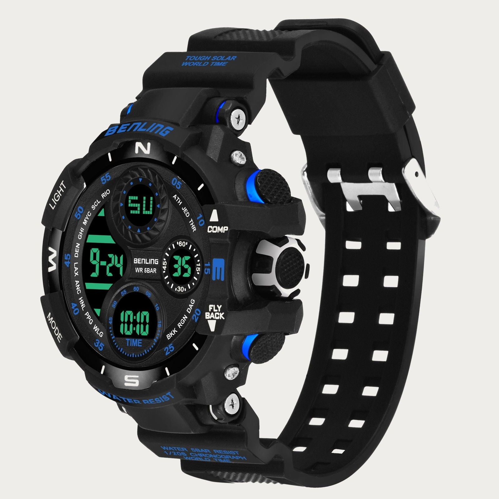 Multifunctional Digital Watch with Stopwatch | Calendar | Alarm | Sports | Backlight | 6062