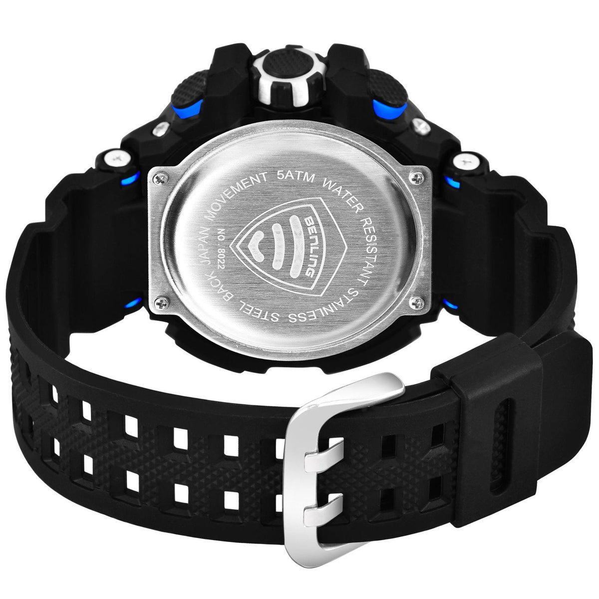 Multifunctional Digital Watch with Stopwatch | Calendar | Alarm | Sports | Backlight | 6062 - Benling