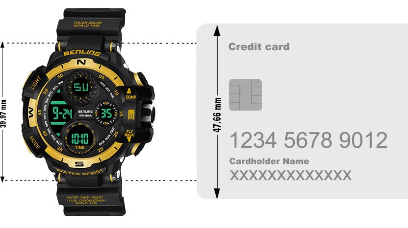 Multifunctional Digital Watch with Stopwatch | Calendar | Alarm | Sports | Backlight | 6062