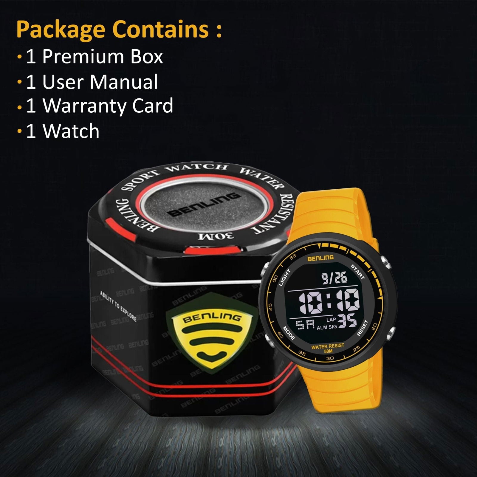 Multifunctional Digital Watch with Stopwatch | Calender | Alarm | Sports – Formal Casual Wear | 6061