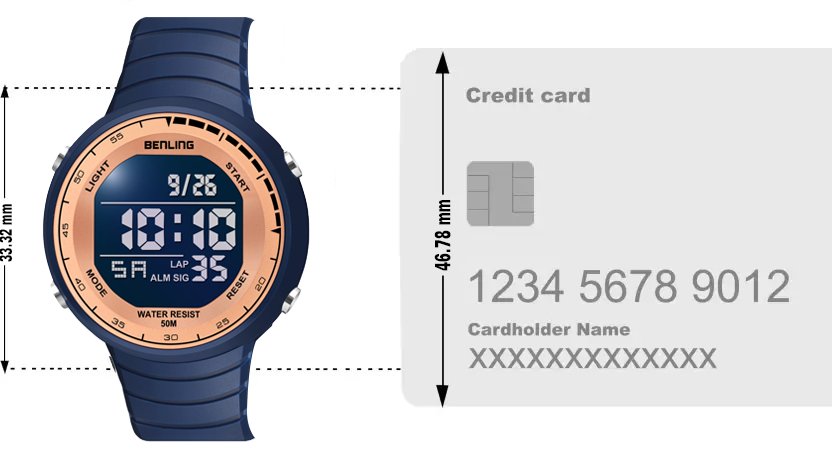 Multifunctional Digital Watch with Stopwatch | Calender | Alarm | Sports – Formal Casual Wear | 6061