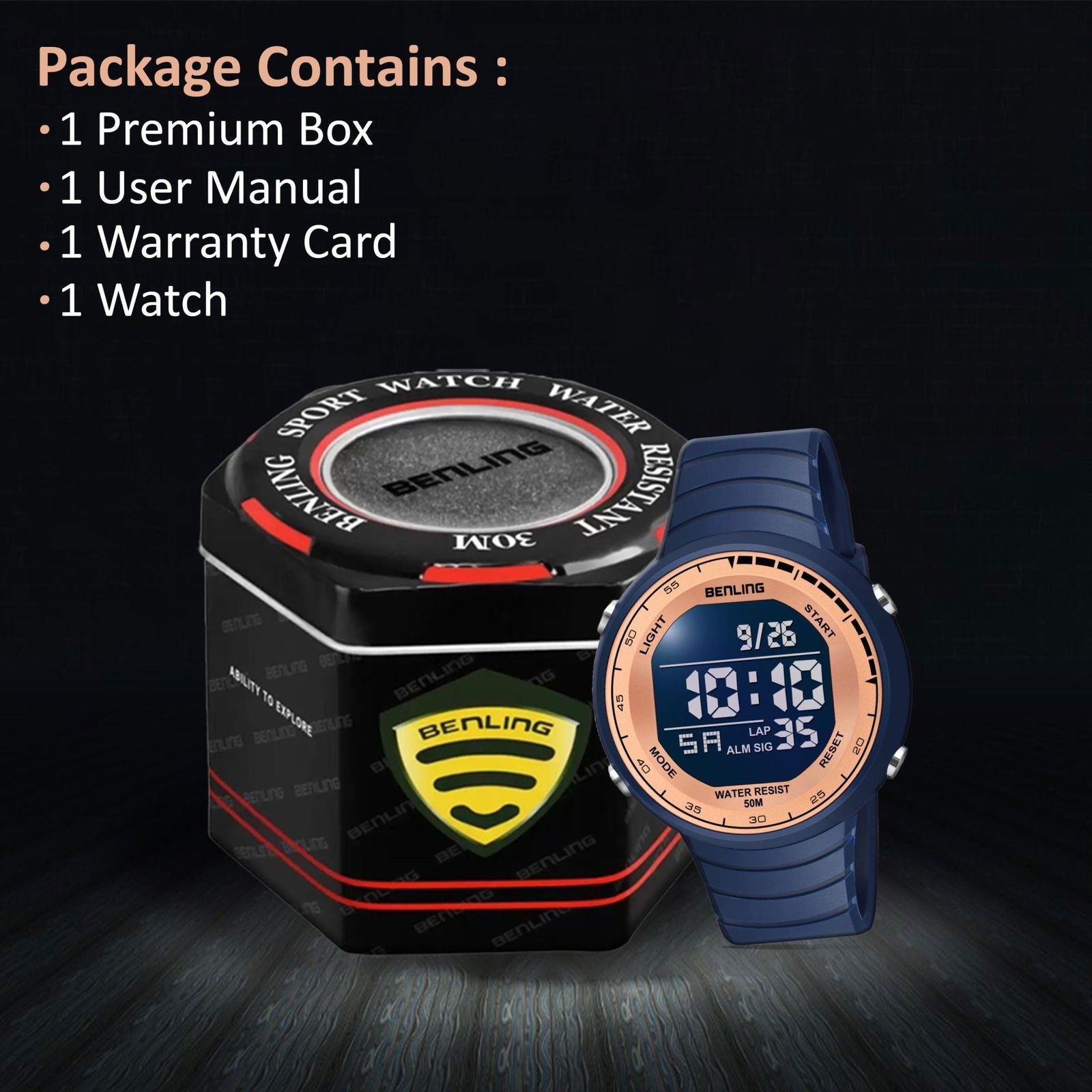 Multifunctional Digital Watch with Stopwatch | Calender | Alarm | Sports – Formal Casual Wear | 6061