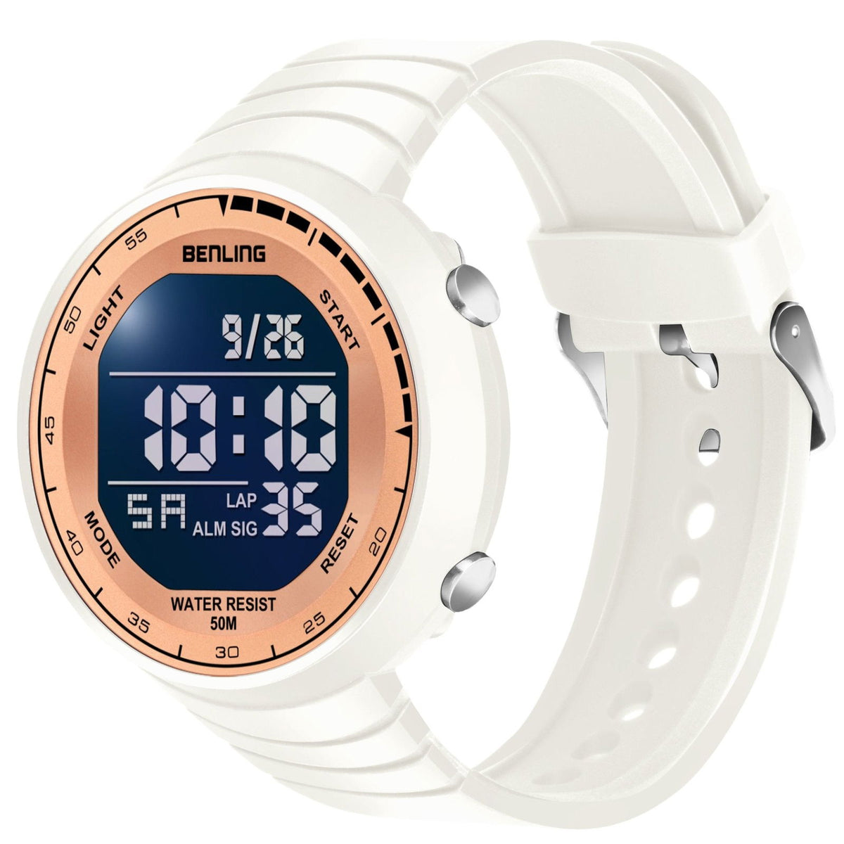 Multifunctional Digital Watch with Stopwatch | Calender | Alarm | Sports – Formal Casual Wear | 6061 - Benling