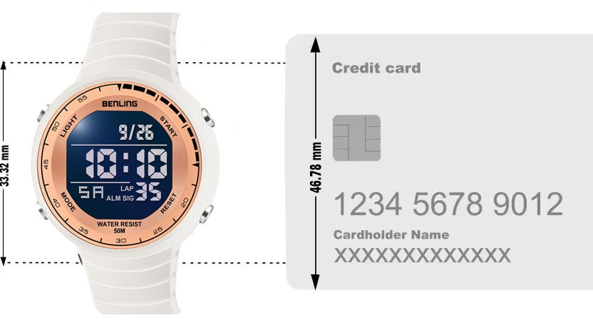 Multifunctional Digital Watch with Stopwatch | Calender | Alarm | Sports – Formal Casual Wear | 6061