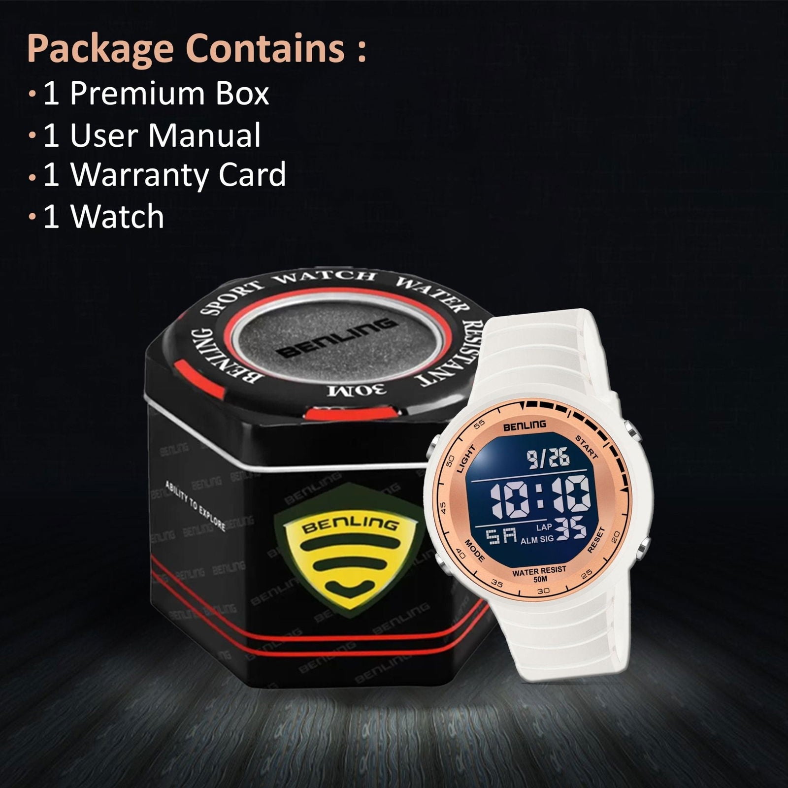Multifunctional Digital Watch with Stopwatch | Calender | Alarm | Sports – Formal Casual Wear | 6061