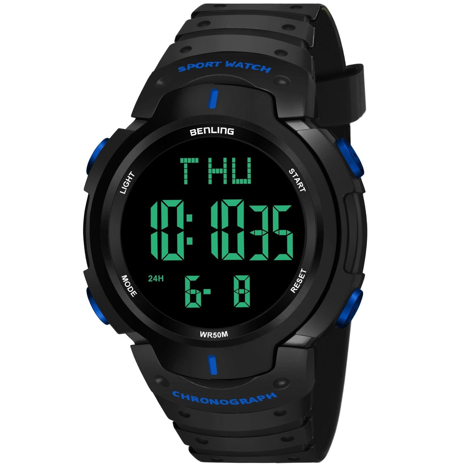 Multifunctional Digital Watches for Men | Waterproof | Calendar | Day Date Function | 6050