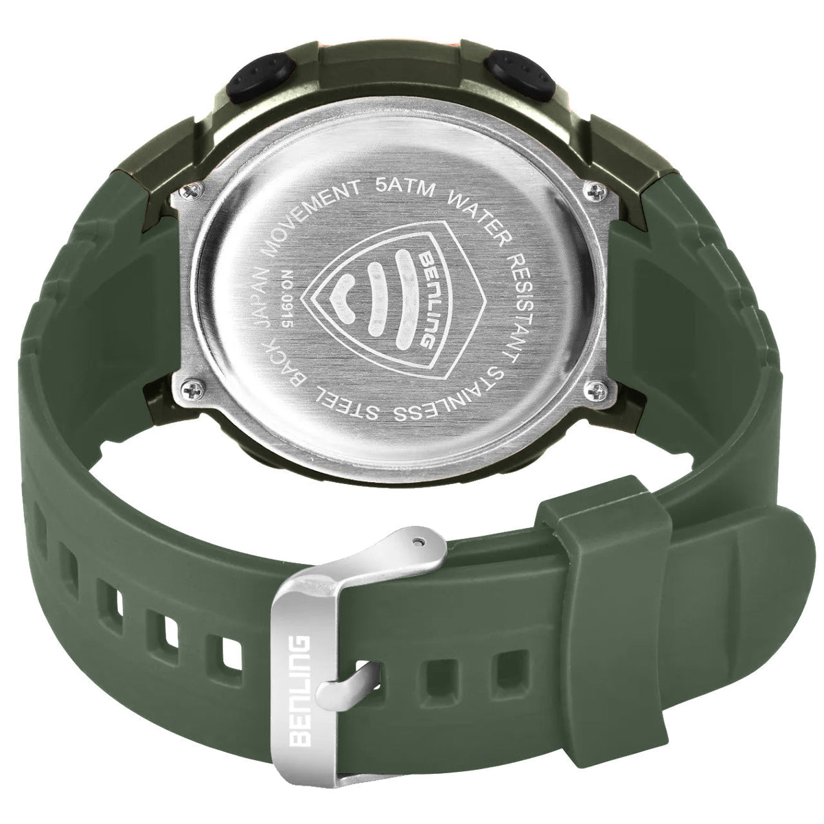 Multifunctional Digital Watches for Men | Waterproof | Calendar | Day Date Function | 6050 - Benling