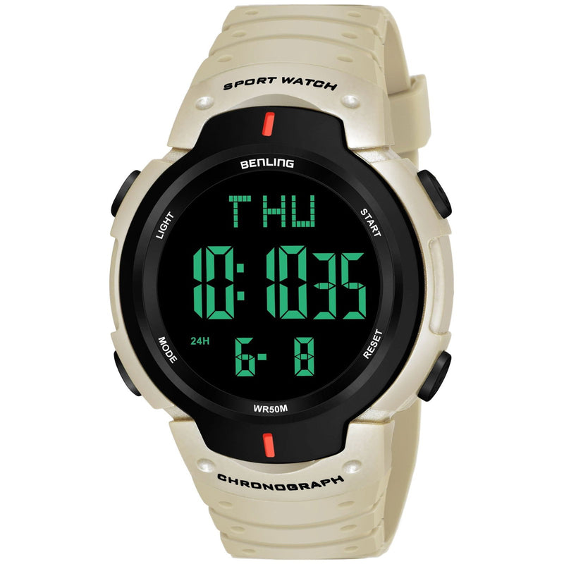 Multifunctional Digital Watches for Men | Waterproof | Calendar | Day Date Function | 6050