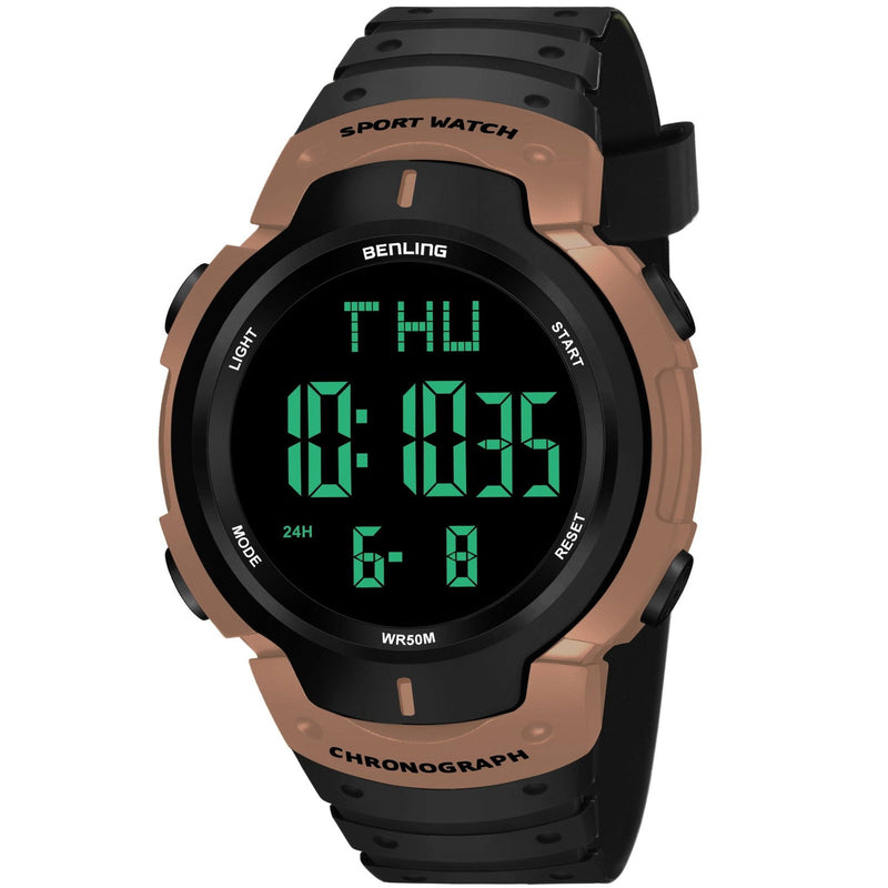 Multifunctional Digital Watches for Men | Waterproof | Calendar | Day Date Function | 6050