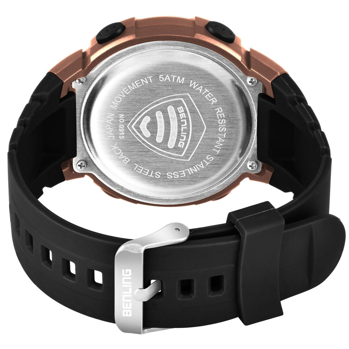 Multifunctional Digital Watches for Men | Waterproof | Calendar | Day Date Function | 6050 - Benling