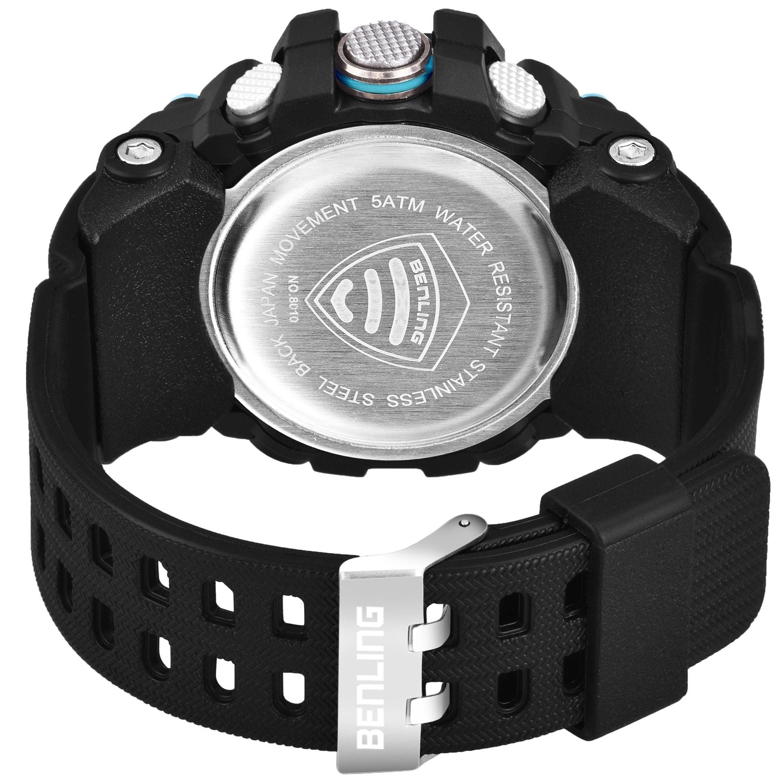 Multifunctional LED Digital Watch with Stopwatch-6064