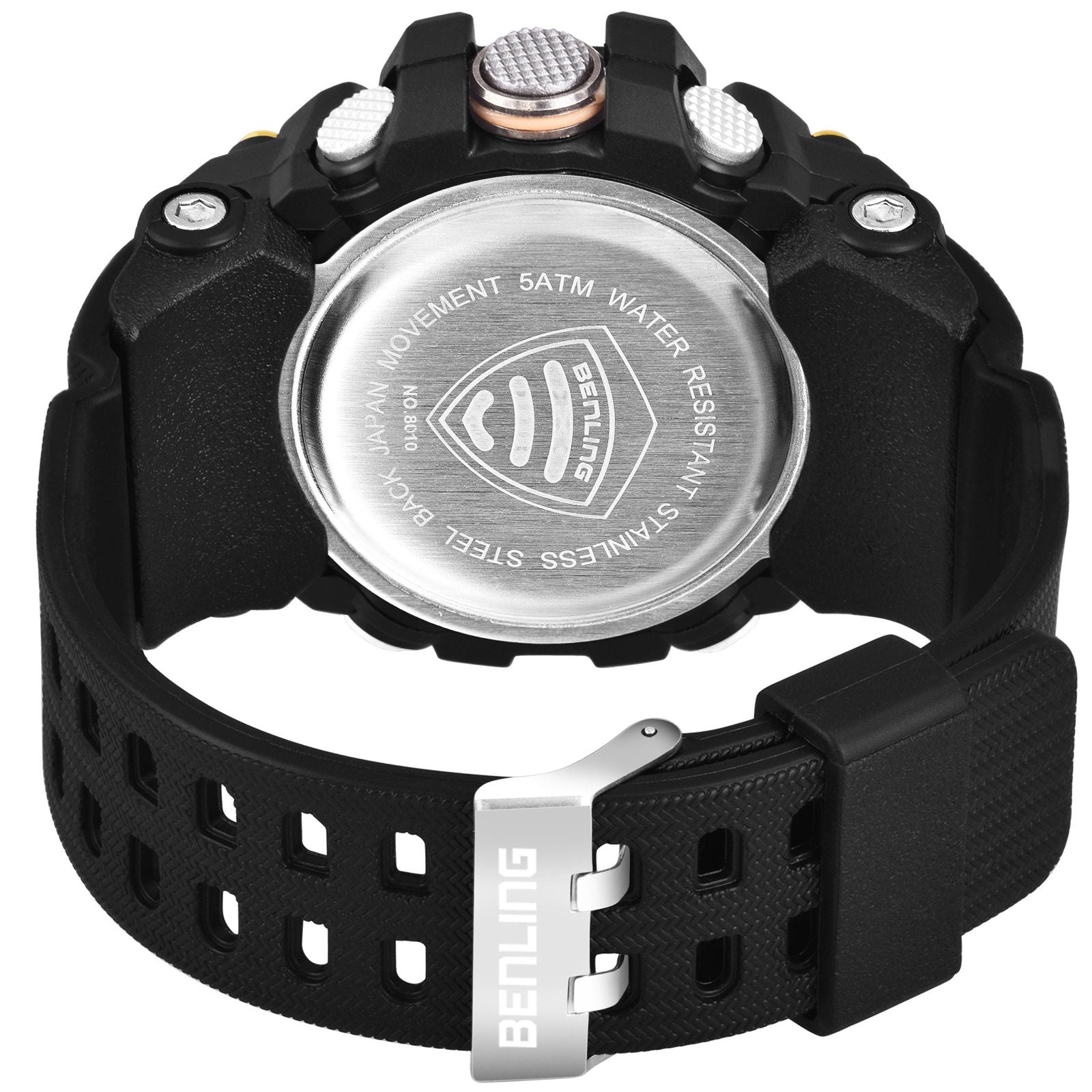 Multifunctional LED Digital Watch with Stopwatch-6064