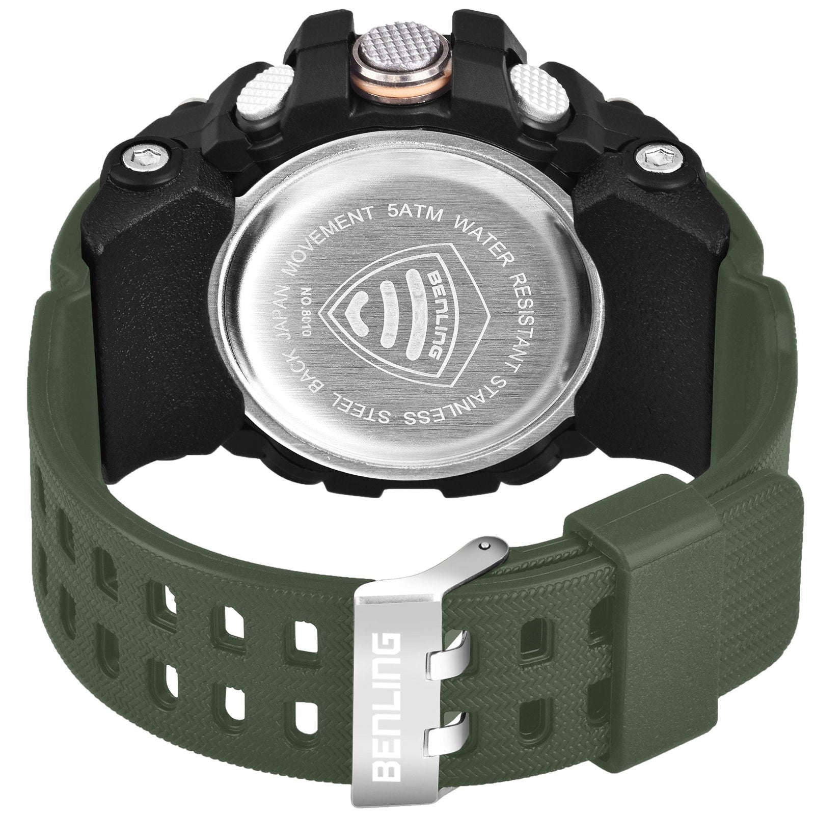 Multifunctional LED Digital Watch with Stopwatch-6064