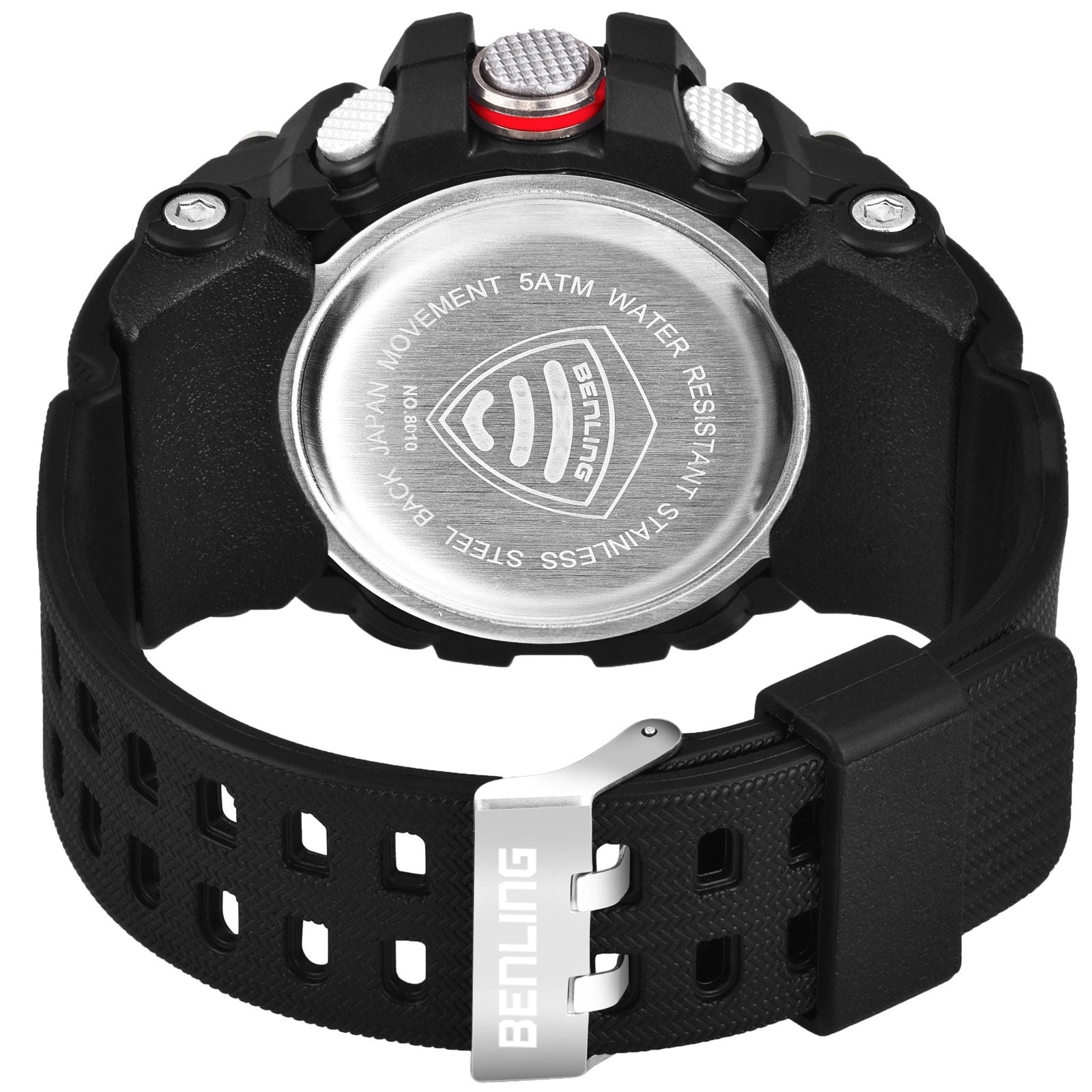 Multifunctional LED Digital Watch with Stopwatch-6064