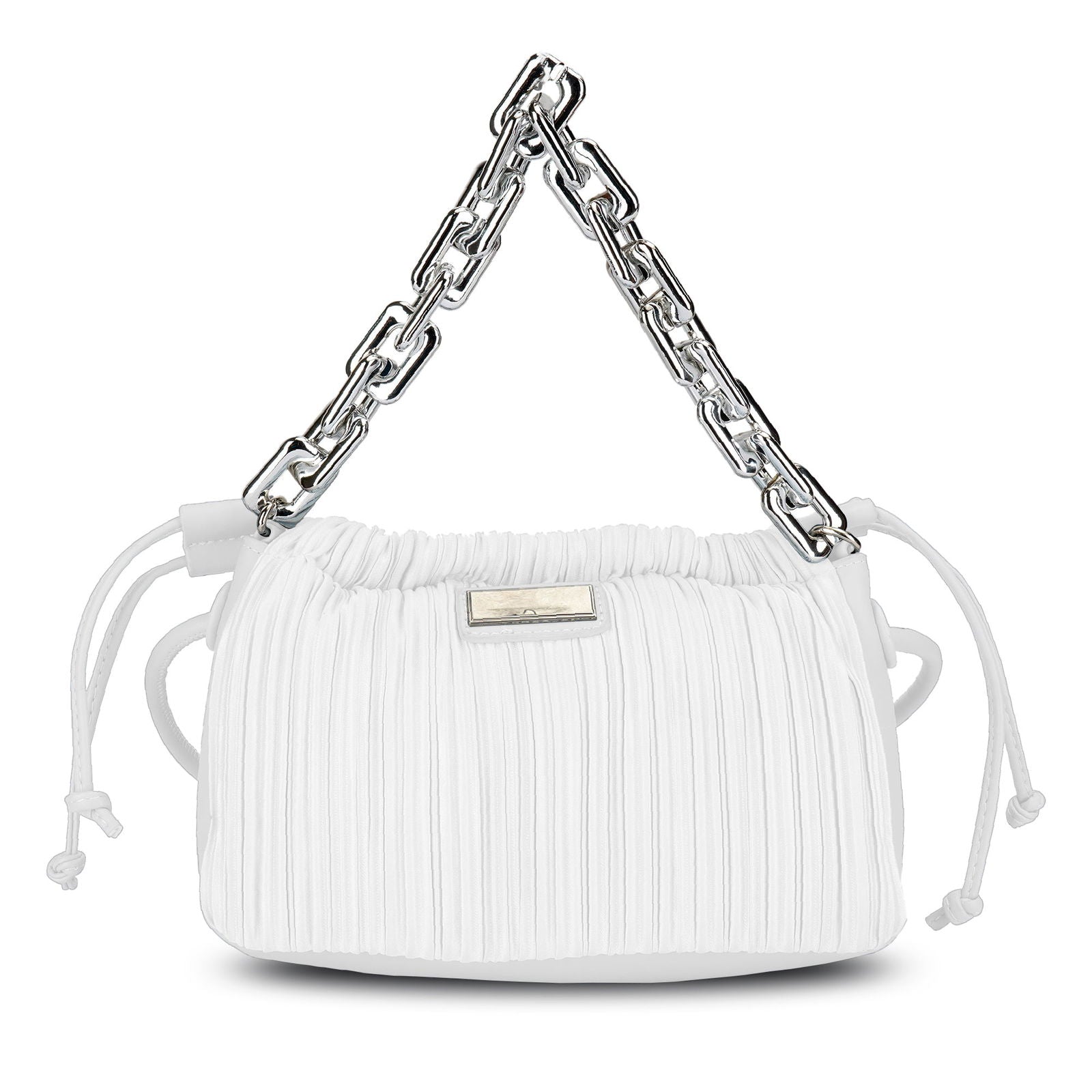 Pleated Design Shoulder Bag for Women
