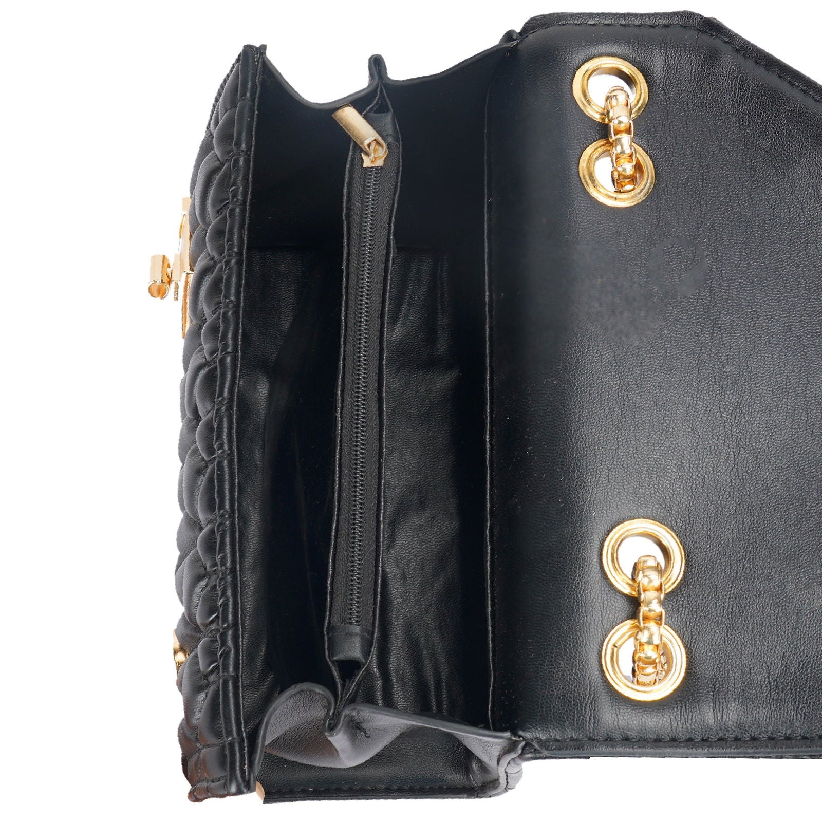 QUILTED WITH CHAIN Crossbody bag