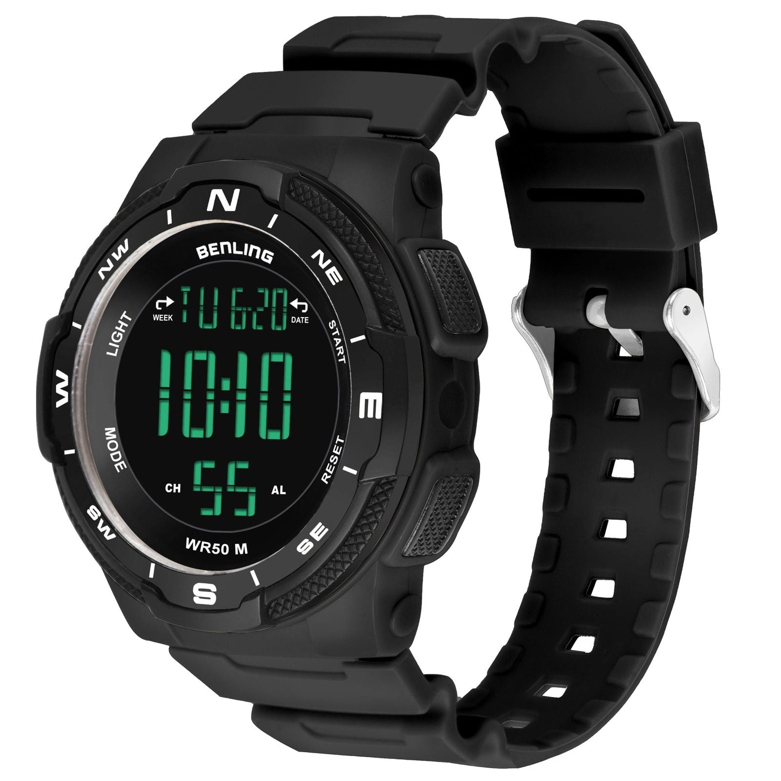 Rugged Digital Watch with Stopwatch Calendar Alarm | Sports- Formal Casual Wear | Rugged Digital Watch | 6052