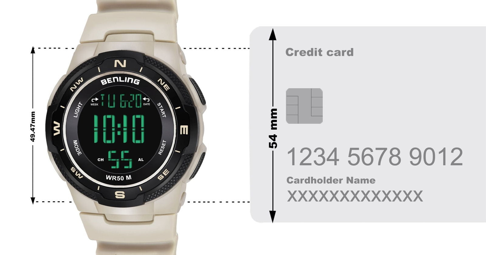 Rugged Digital Watch with Stopwatch Calendar Alarm | Sports- Formal Casual Wear | Rugged Digital Watch | 6052