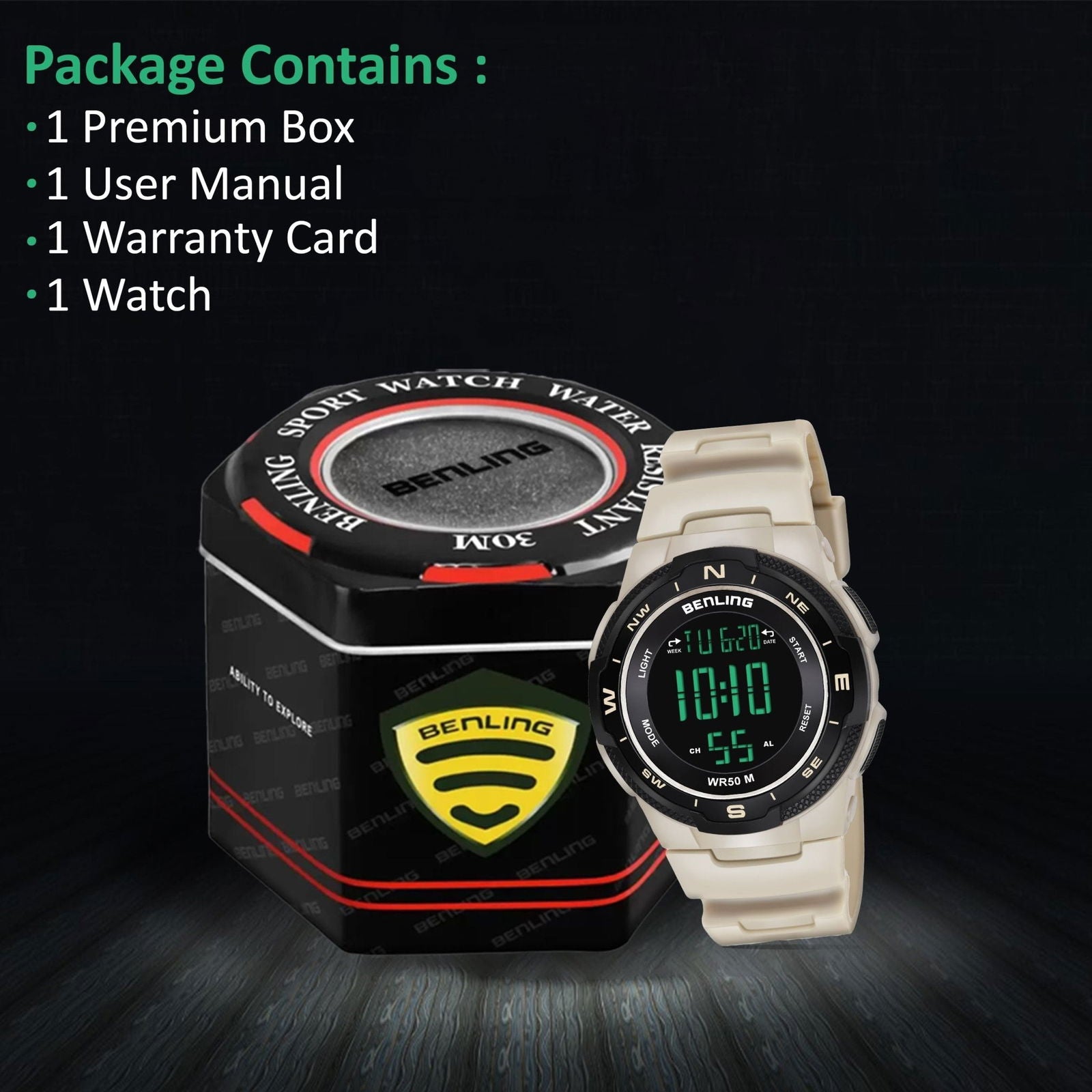 Rugged Digital Watch with Stopwatch Calendar Alarm | Sports- Formal Casual Wear | Rugged Digital Watch | 6052