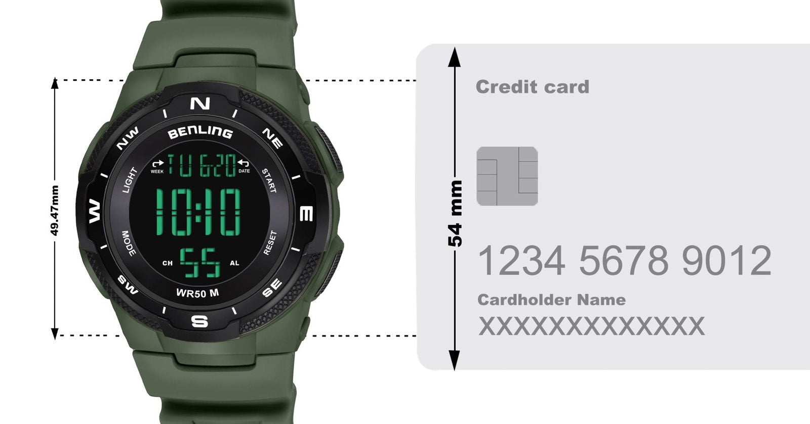 Rugged Digital Watch with Stopwatch Calendar Alarm | Sports- Formal Casual Wear | Rugged Digital Watch | 6052