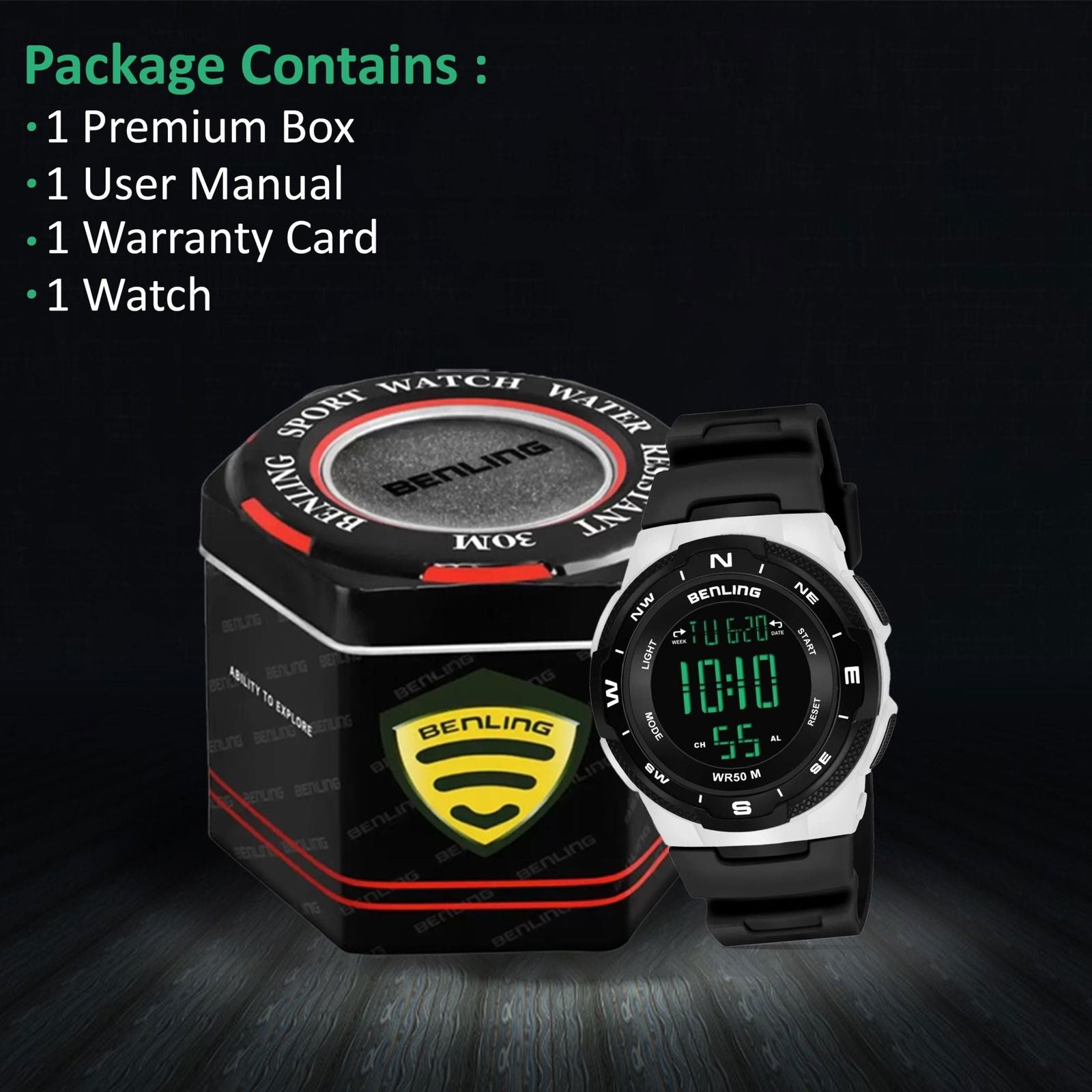 Rugged Digital Watch with Stopwatch Calendar Alarm | Sports- Formal Casual Wear | Rugged Digital Watch | 6052