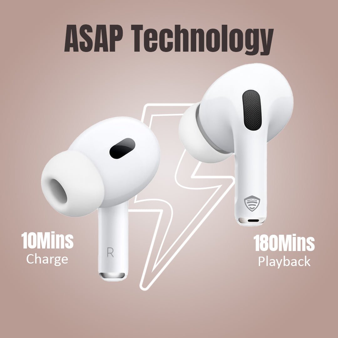 SkyPods with Noise Cancellation Bluetooth V5.3 Bluetooth