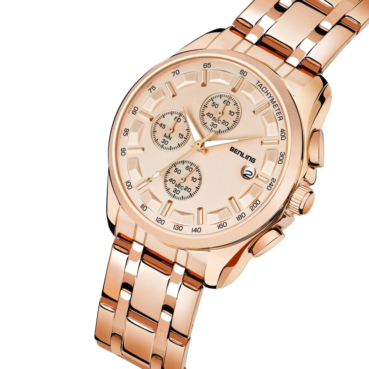 Stylish Stainless Steel chain formal | casual| Chronograph watch - Benling