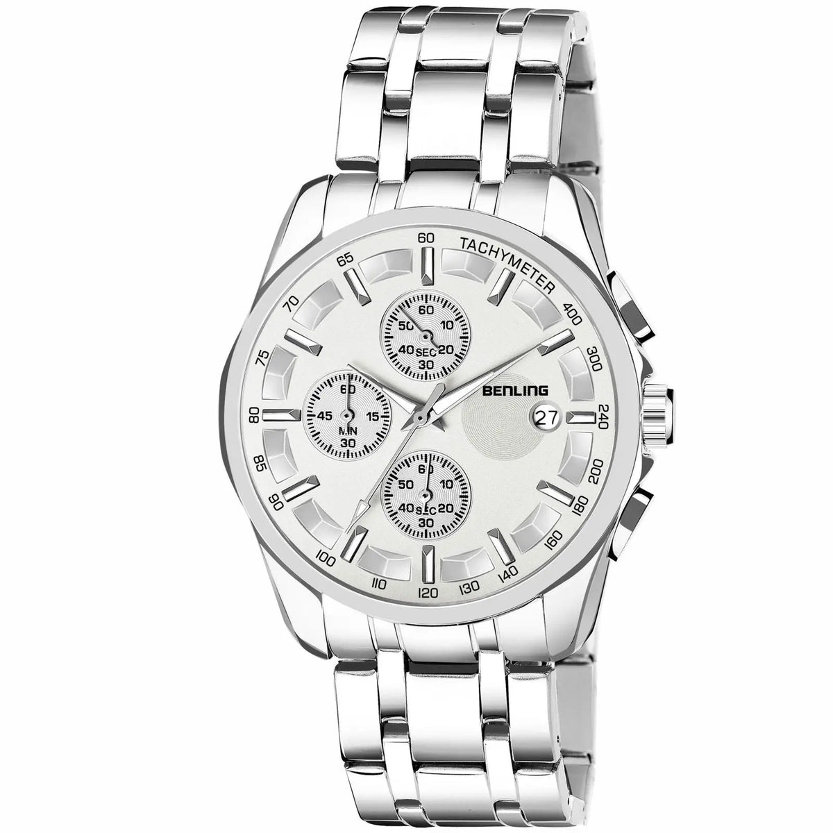 Stylish Stainless Steel chain formal | casual| Chronograph watch - Benling
