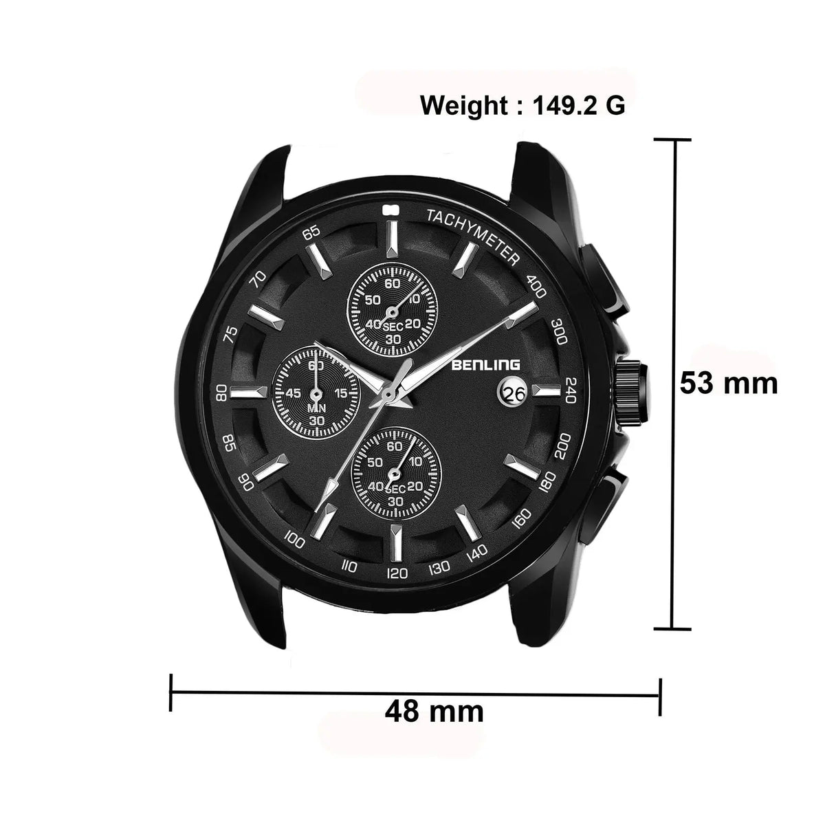 Stylish Stainless Steel chain formal | casual| Chronograph watch - Benling