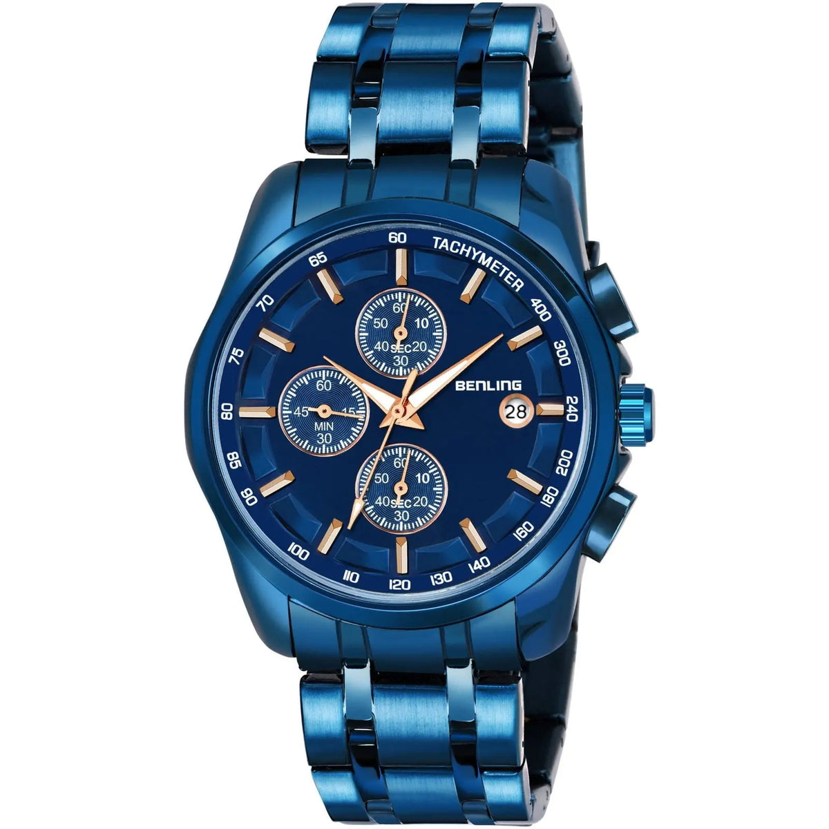 Stylish Stainless Steel chain formal | casual| Chronograph watch - Benling