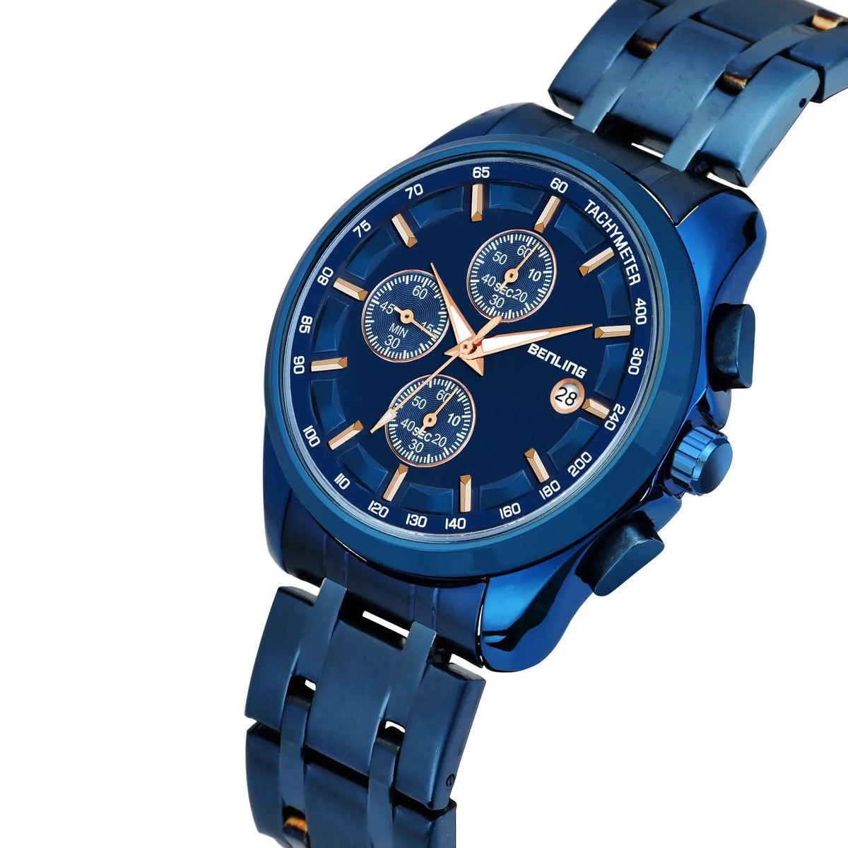 Stylish Stainless Steel chain formal | casual| Chronograph watch - Benling
