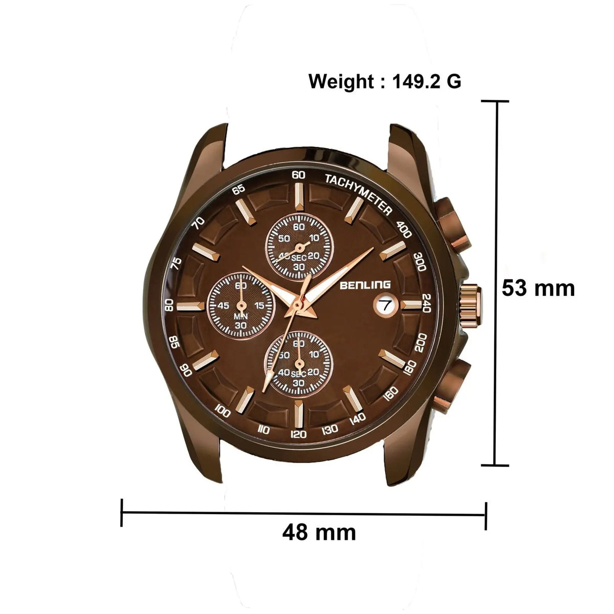 Stylish Stainless Steel chain formal | casual| Chronograph watch - Benling