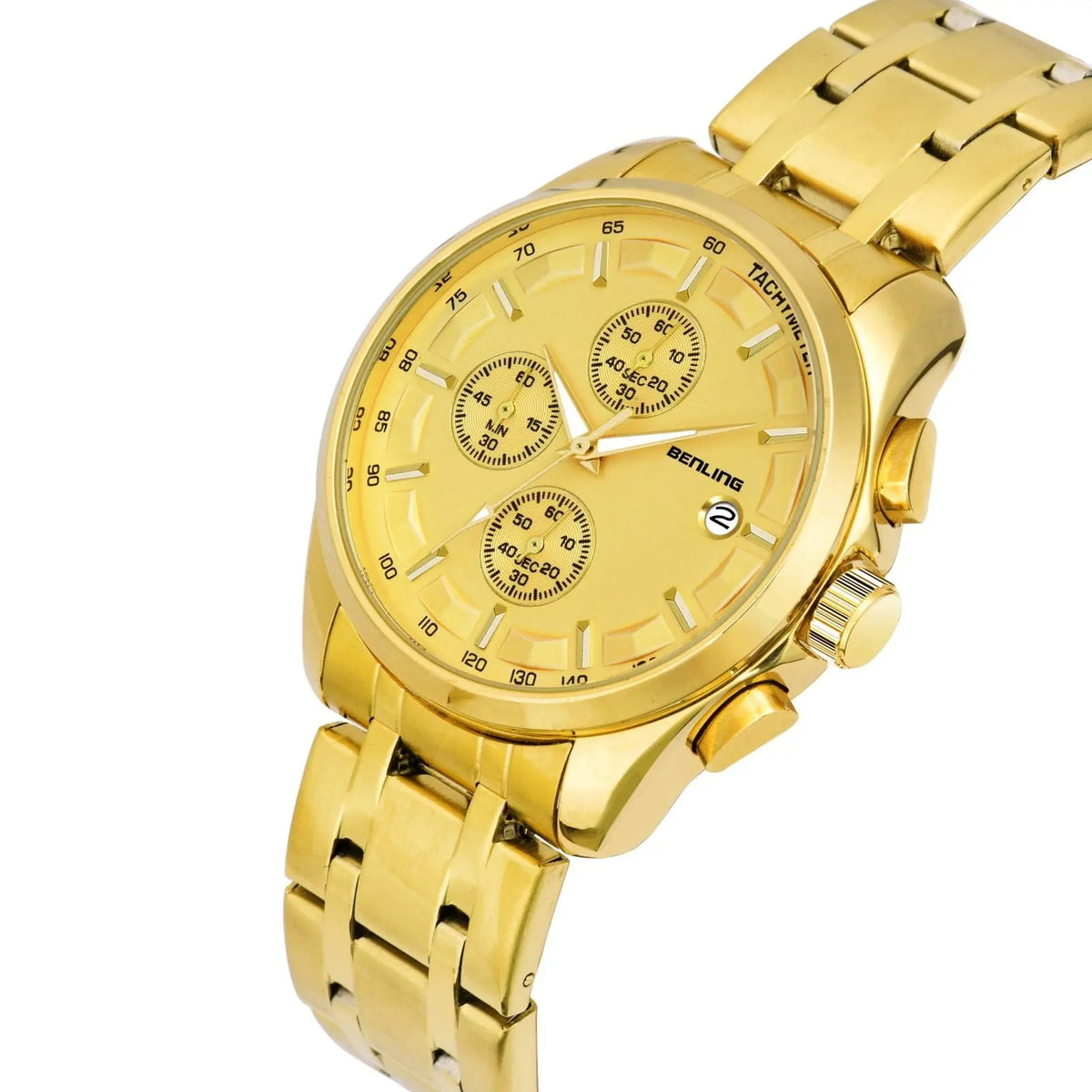 Stylish Stainless Steel chain formal | casual| Chronograph watch - Benling
