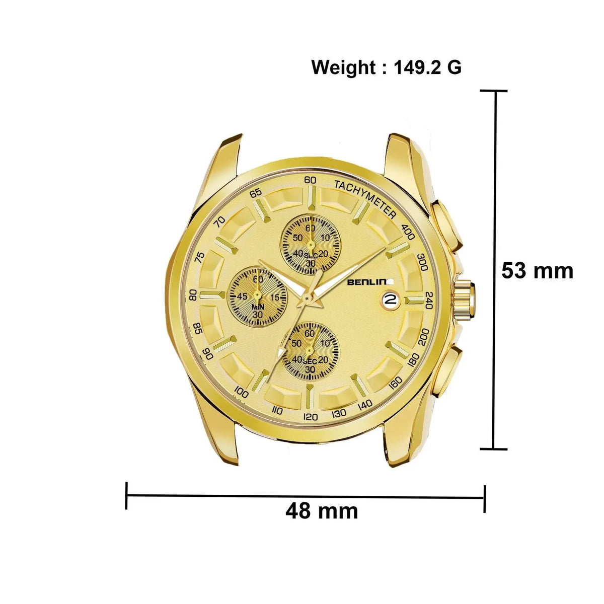 Stylish Stainless Steel chain formal | casual| Chronograph watch - Benling