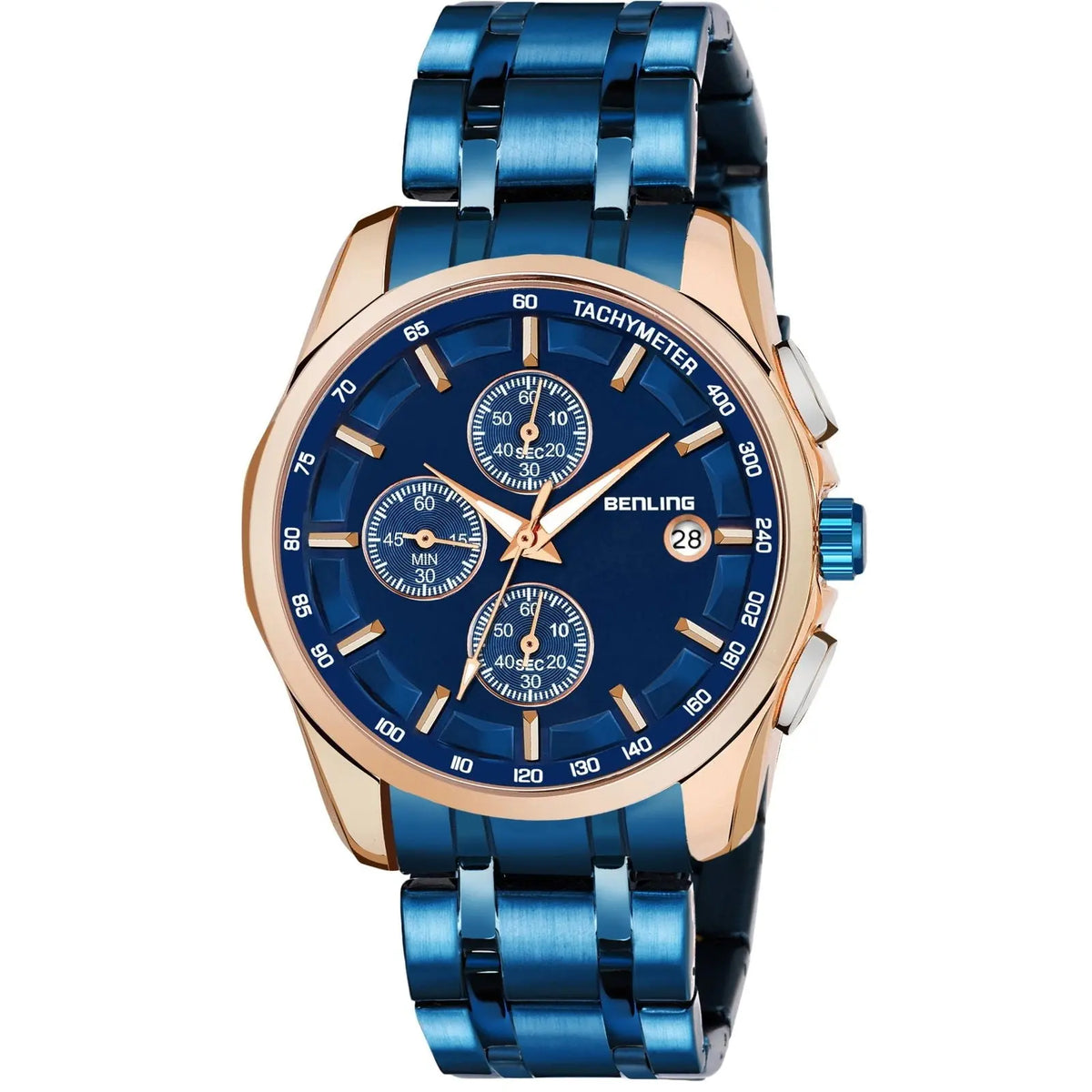 Stylish Stainless Steel chain formal | casual| Chronograph watch - Benling